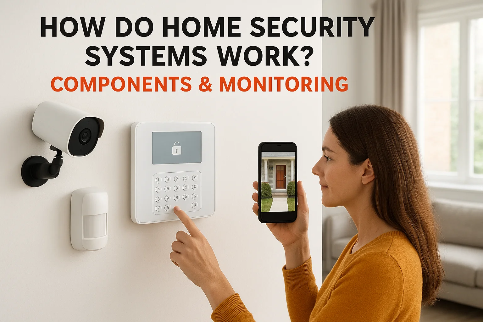 How Do Home Security Systems Work? Components & Monitoring