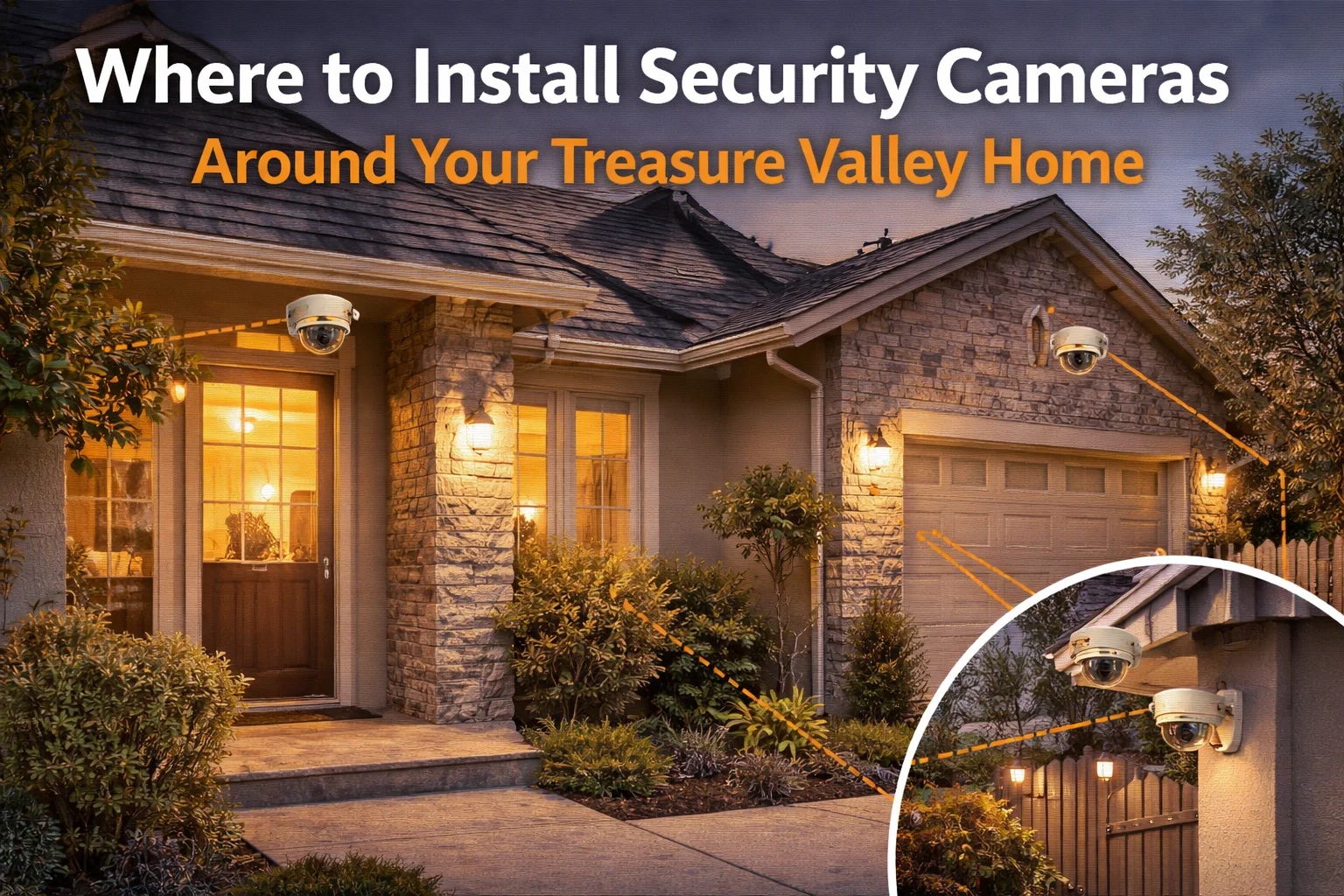 Where to Install Security Cameras Around Your Treasure Valley Home